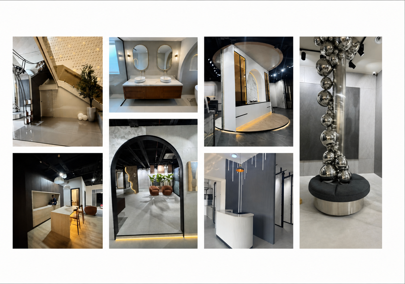 Interior fitout showroom project in the UAE by Craftsman