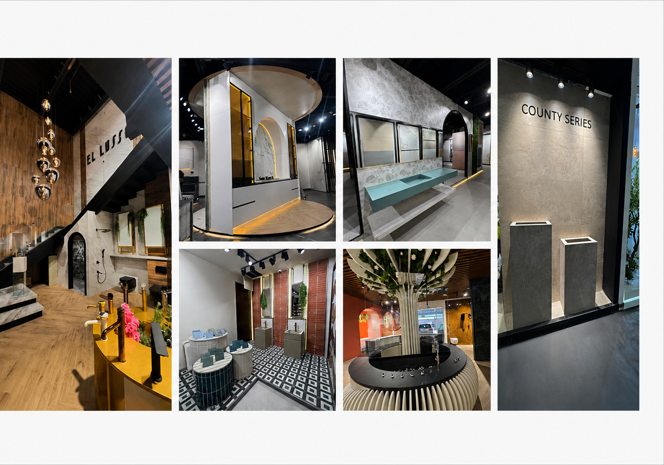 Showroom fitout staircase and lighting detail, UAE